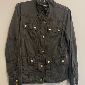 J. Crew Olive‎ Green Jean Jacket